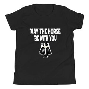 May the horse be with you star wars darth vader youth size only youth size